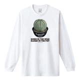 ホワイト | Moftique(モフティック) 長袖Tシャツ ユーフォルビア | printrium
