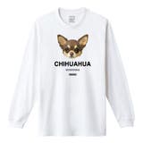 ホワイト | Moftique（モフティック） 長袖Tシャツ チワワ | printrium