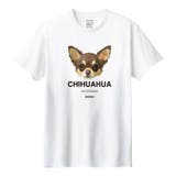 ホワイト | Moftique（モフティック） 半袖Tシャツ チワワ | printrium