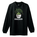 ブラック | Moftique(モフティック) 長袖Tシャツ アデニア | printrium