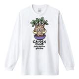 ホワイト | Moftique（モフティック） 長袖Tシャツ パキポディウム | printrium