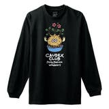 ブラック | Moftique（モフティック） 長袖Tシャツ パキポディウム | printrium