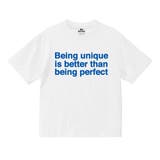 ホワイト | NOBOUND 半袖Tシャツ メッセージ | printrium