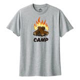 ヘザーグレー | NOBOUND 半袖Tシャツ キャンプイラスト | printrium