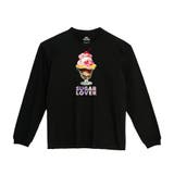 ブラック | NOBOUND 長袖Tシャツ パフェイラスト | printrium