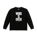 ブラック | NOBOUND 長袖Tシャツ メッセージロゴ | printrium