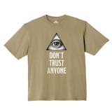 サンドカーキ | NOBOUND 半袖Tシャツ メッセージ | printrium