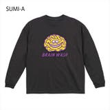 スミ-A | NOBOUND 長袖Tシャツ ポップブレイン | printrium
