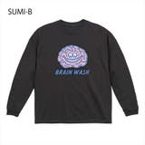 スミ-B | NOBOUND 長袖Tシャツ ポップブレイン | printrium