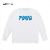 ホワイト-A | NOBOUND（ノーバウンド） 長袖Tシャツ メルティングTOXIC | printrium