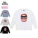 NOBOUND(ノーバウンド) 長袖Tシャツ マウスメッセージロゴプリント | printrium | 詳細画像1