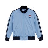 サックス×ネイビー | NOBOUND（ノーバウンド） トラックジャケット レディース | printrium