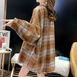 チェック柄オーバーサイズシャツアウター | privatebeach | 詳細画像2