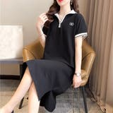 【再入荷】ポロ衿配色ワンピース | privatebeach | 詳細画像9 