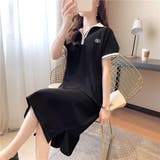 【再入荷】ポロ衿配色ワンピース | privatebeach | 詳細画像4 