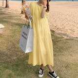 イエロー | シアーティアードロングワンピース | privatebeach