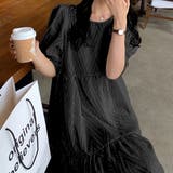 ブラック | シアーティアードロングワンピース | privatebeach