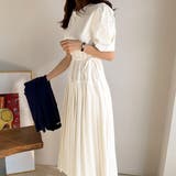 サイドリボンウエストマークロングワンピース | privatebeach | 詳細画像2