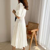 サイドリボンウエストマークロングワンピース | privatebeach | 詳細画像3