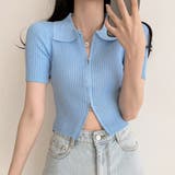 ダブルファスナークロップド丈トップス | privatebeach | 詳細画像9