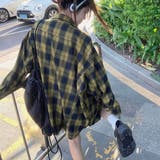 チェック柄オーバーサイズシャツ | privatebeach | 詳細画像13