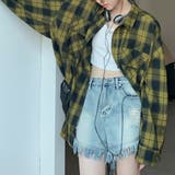 チェック柄オーバーサイズシャツ | privatebeach | 詳細画像17