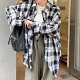 チェック柄オーバーサイズシャツ | privatebeach | 詳細画像4