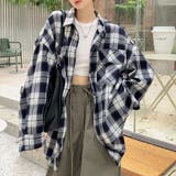 チェック柄オーバーサイズシャツ | privatebeach | 詳細画像5