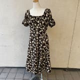 花柄スクエアネックワンピース 長袖/半袖 | privatebeach | 詳細画像13