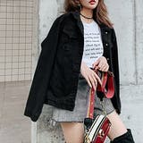 オーバーサイズブラックデニムジャケット | privatebeach | 詳細画像1 