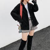 オーバーサイズブラックデニムジャケット | privatebeach | 詳細画像4 