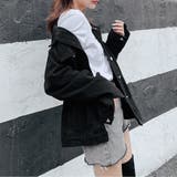 オーバーサイズブラックデニムジャケット | privatebeach | 詳細画像5 