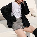 オーバーサイズブラックデニムジャケット | privatebeach | 詳細画像8 