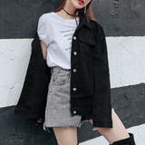 ブラック | オーバーサイズブラックデニムジャケット | privatebeach