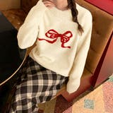 リボン柄ニットトップス | privatebeach | 詳細画像11