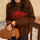 リボン柄ニットトップス | privatebeach | 詳細画像5