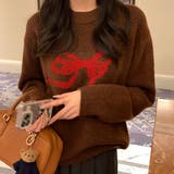 リボン柄ニットトップス | privatebeach | 詳細画像6