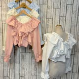 フリルクロップド丈ブラウス | privatebeach | 詳細画像18