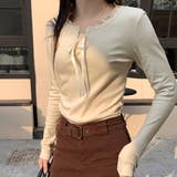 フェイクレイヤードリボン使いトップス | privatebeach | 詳細画像8
