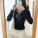 フェイクレイヤードリボン使いトップス | privatebeach | 詳細画像22