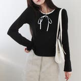 フェイクレイヤードリボン使いトップス | privatebeach | 詳細画像26