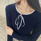 フェイクレイヤードリボン使いトップス | privatebeach | 詳細画像13