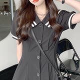 BIG衿配色ロングシャツワンピース | privatebeach | 詳細画像6