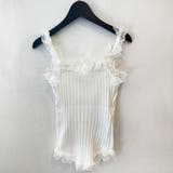 フリルレースリブ編みタンクトップ | privatebeach | 詳細画像16