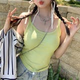 カップ付きリブキャミソール | privatebeach | 詳細画像1
