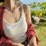 カップ付きリブキャミソール | privatebeach | 詳細画像2