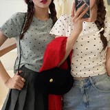 ドット柄クロップド丈Tシャツ | privatebeach | 詳細画像14