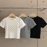 ドット柄クロップド丈Tシャツ | privatebeach | 詳細画像19