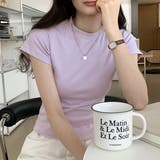 ベーシックコットンストレッチTシャツ | privatebeach | 詳細画像1