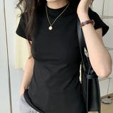 ベーシックコットンストレッチTシャツ | privatebeach | 詳細画像10